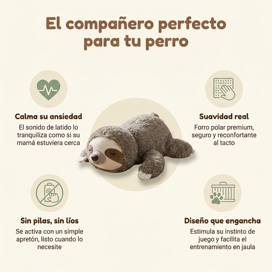 Peluche con Latido para Perros Ansiosos
